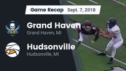 Recap: Grand Haven  vs. Hudsonville  2018