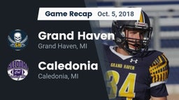 Recap: Grand Haven  vs. Caledonia  2018
