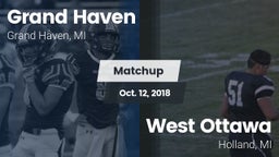 Matchup: Grand Haven High vs. West Ottawa  2018