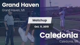 Matchup: Grand Haven High vs. Caledonia  2019