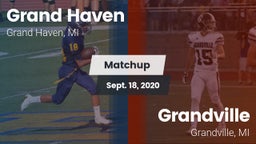 Matchup: Grand Haven High vs. Grandville  2020