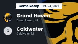 Recap: Grand Haven  vs. Coldwater  2020
