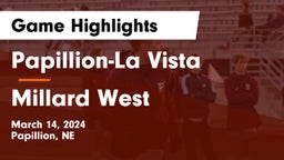 Papillion-La Vista  vs Millard West  Game Highlights - March 14, 2024