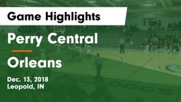 Perry Central  vs Orleans  Game Highlights - Dec. 13, 2018