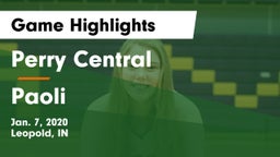 Perry Central  vs Paoli  Game Highlights - Jan. 7, 2020