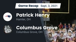 Recap: Patrick Henry  vs. Columbus Grove  2021