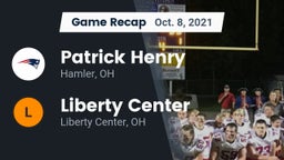 Recap: Patrick Henry  vs. Liberty Center  2021