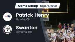 Recap: Patrick Henry  vs. Swanton  2022