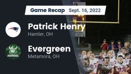 Recap: Patrick Henry  vs. Evergreen  2022