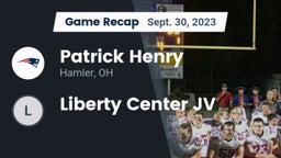 Recap: Patrick Henry  vs. Liberty Center JV 2023