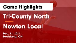 Tri-County North  vs Newton Local  Game Highlights - Dec. 11, 2021