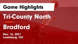 Tri-County North  vs Bradford  Game Highlights - Dec. 16, 2021