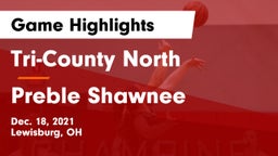 Tri-County North  vs Preble Shawnee  Game Highlights - Dec. 18, 2021