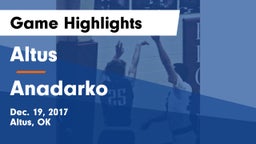 Altus  vs Anadarko  Game Highlights - Dec. 19, 2017