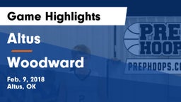 Altus  vs Woodward  Game Highlights - Feb. 9, 2018