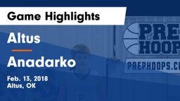Altus  vs Anadarko  Game Highlights - Feb. 13, 2018