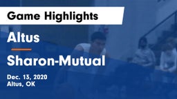 Altus  vs Sharon-Mutual  Game Highlights - Dec. 13, 2020