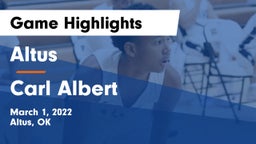 Altus  vs Carl Albert   Game Highlights - March 1, 2022