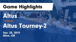 Altus  vs Altus Tourney-2 Game Highlights - Jan. 25, 2019