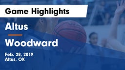 Altus  vs Woodward Game Highlights - Feb. 28, 2019