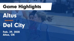 Altus  vs Del City  Game Highlights - Feb. 29, 2020