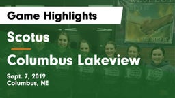 Scotus  vs Columbus Lakeview  Game Highlights - Sept. 7, 2019