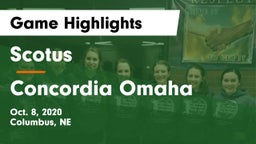 Scotus  vs Concordia Omaha Game Highlights - Oct. 8, 2020