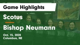 Scotus  vs Bishop Neumann  Game Highlights - Oct. 15, 2020