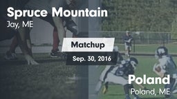 Matchup: Spruce Mountain vs. Poland  2016