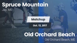 Matchup: Spruce Mountain vs. Old Orchard Beach  2017