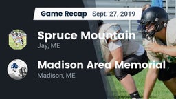 Recap: Spruce Mountain  vs. Madison Area Memorial  2019