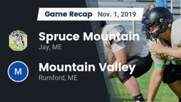 Recap: Spruce Mountain  vs. Mountain Valley  2019