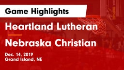 Heartland Lutheran  vs Nebraska Christian  Game Highlights - Dec. 14, 2019