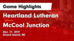 Heartland Lutheran  vs McCool Junction  Game Highlights - Dec. 17, 2019