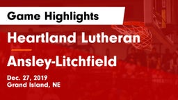 Heartland Lutheran  vs Ansley-Litchfield  Game Highlights - Dec. 27, 2019