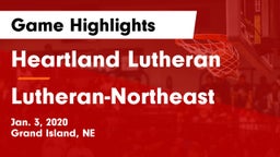 Heartland Lutheran  vs Lutheran-Northeast  Game Highlights - Jan. 3, 2020