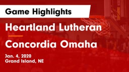 Heartland Lutheran  vs Concordia Omaha Game Highlights - Jan. 4, 2020