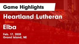 Heartland Lutheran  vs Elba  Game Highlights - Feb. 17, 2020