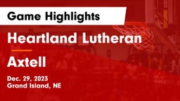 Heartland Lutheran  vs Axtell  Game Highlights - Dec. 29, 2023