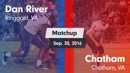 Matchup: Dan River High vs. Chatham  2016