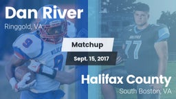 Matchup: Dan River High vs. Halifax County  2017