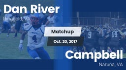 Matchup: Dan River High vs. Campbell  2017