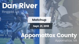 Matchup: Dan River High vs. Appomattox County  2018