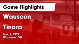 Wauseon  vs Tinora  Game Highlights - Jan. 2, 2024