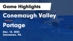 Conemaugh Valley  vs Portage  Game Highlights - Dec. 14, 2023