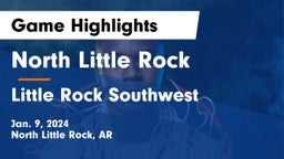 North Little Rock  vs Little Rock Southwest  Game Highlights - Jan. 9, 2024