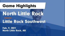 North Little Rock  vs Little Rock Southwest  Game Highlights - Feb. 9, 2021