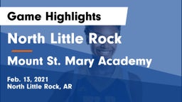 North Little Rock  vs Mount St. Mary Academy Game Highlights - Feb. 13, 2021