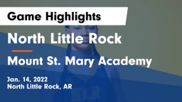 North Little Rock  vs Mount St. Mary Academy Game Highlights - Jan. 14, 2022