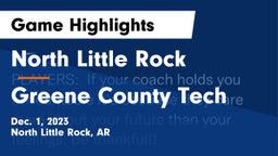 North Little Rock  vs Greene County Tech  Game Highlights - Dec. 1, 2023